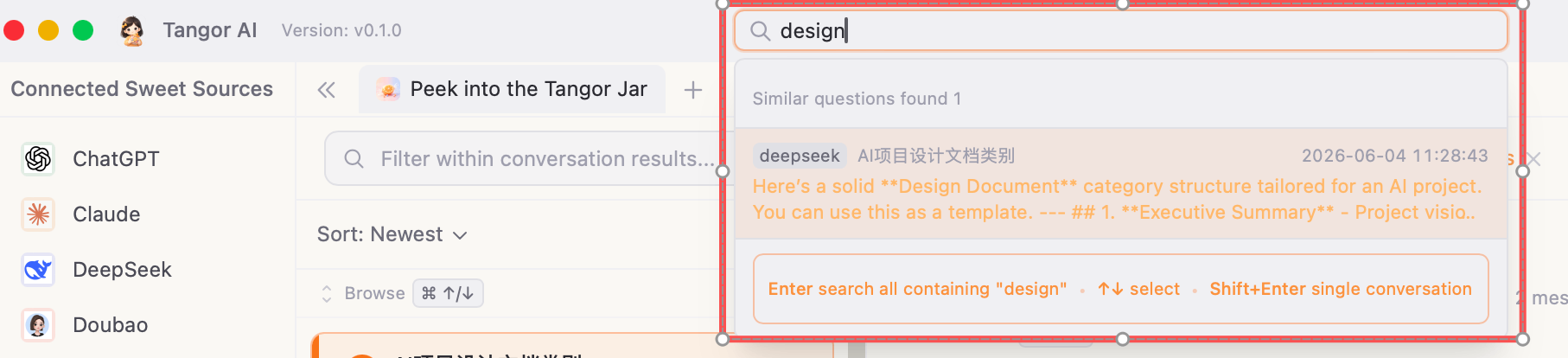 Search box with suggestions